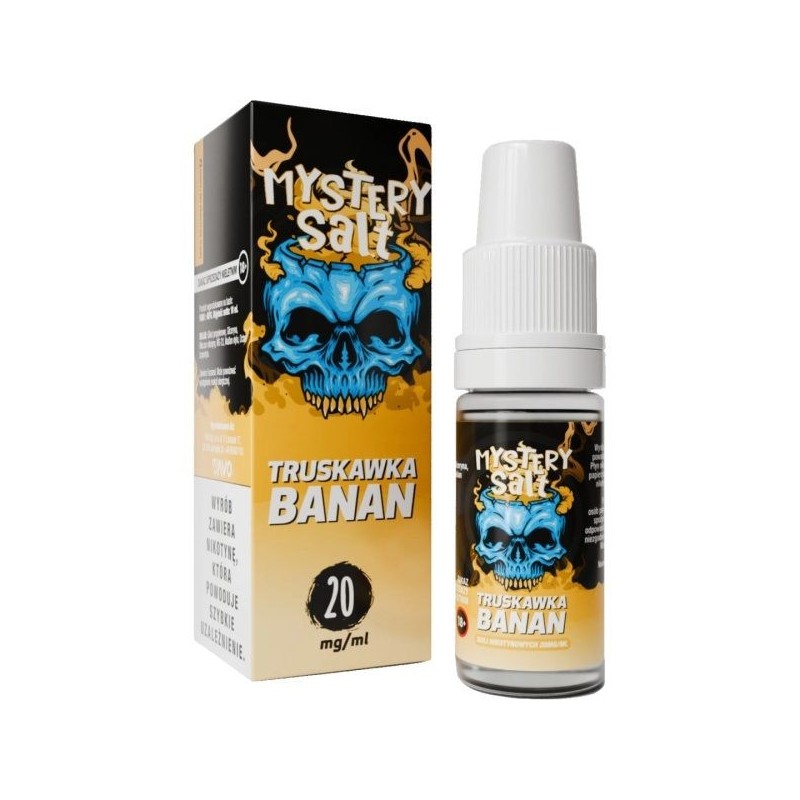 Liquid Mystery Salt - 10ml Truskawka Banan 20mg
