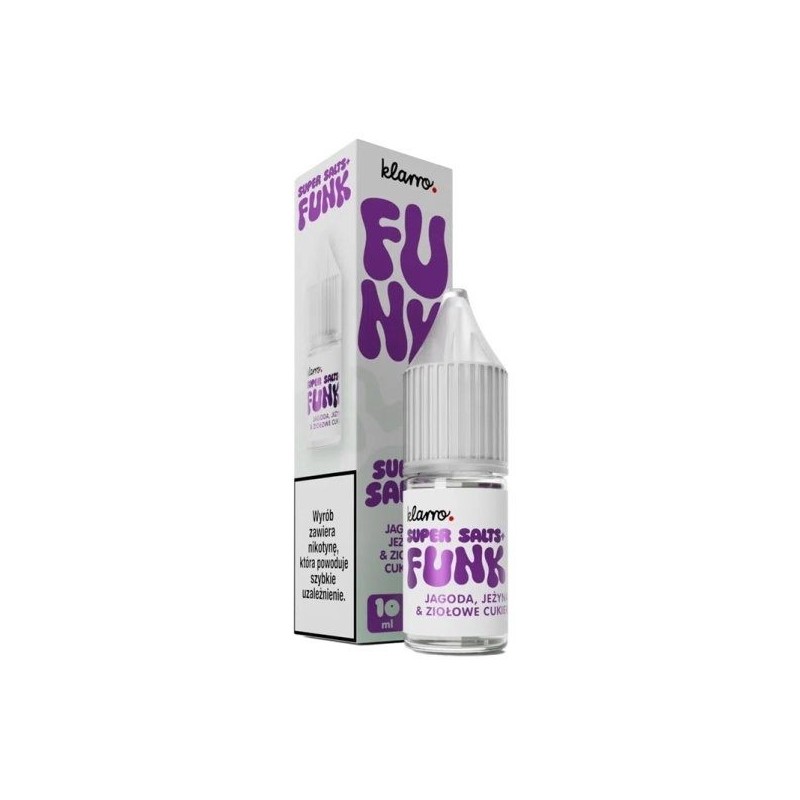 Liquid Klarro Funk Super Salts+ - Myrtille Mûre & Bonbons aux Herbes | DoctorVape