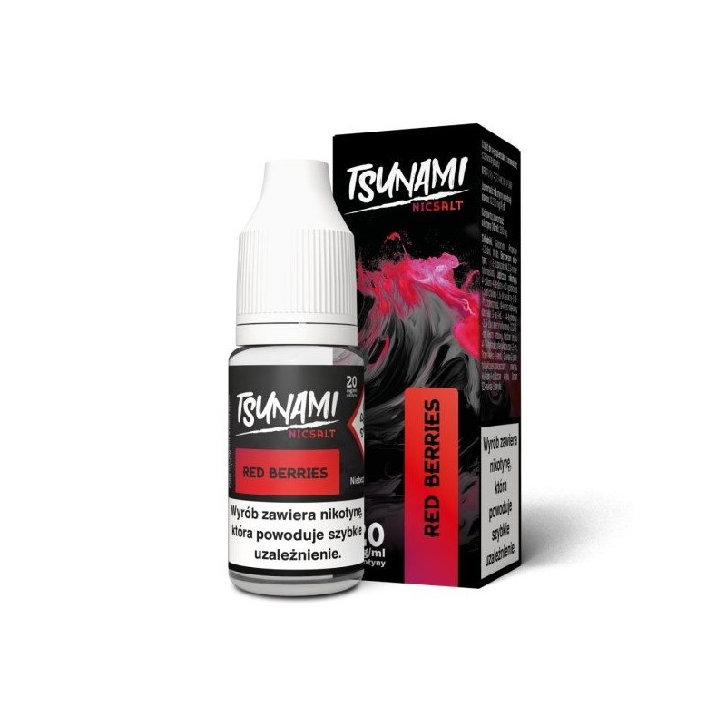 Liquid Tsunami NicSalt - 10ml Fruits Rouges 20mg | DoctorVape