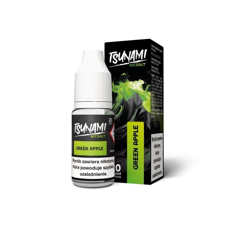 Liquid Tsunami NicSalt - 10ml Green Apple 20mg