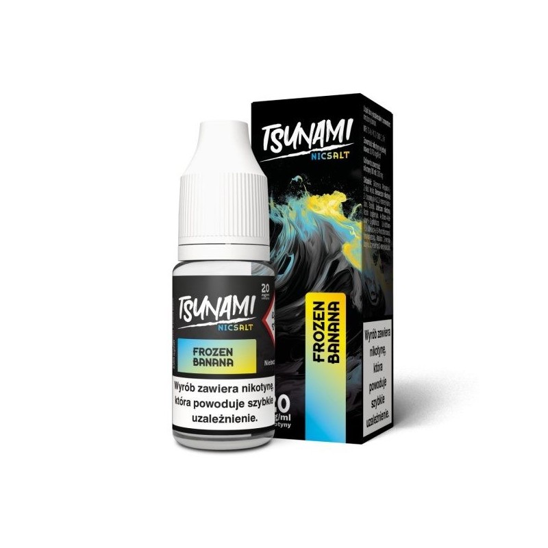 Liquid Tsunami NicSalt - 10ml Banane Givrée 20mg | DoctorVape