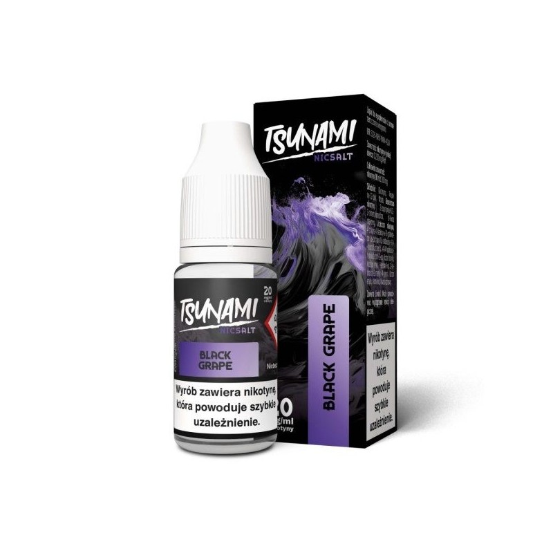 Liquid Tsunami NicSalt - 10ml Raisin Noir 20mg | DoctorVape