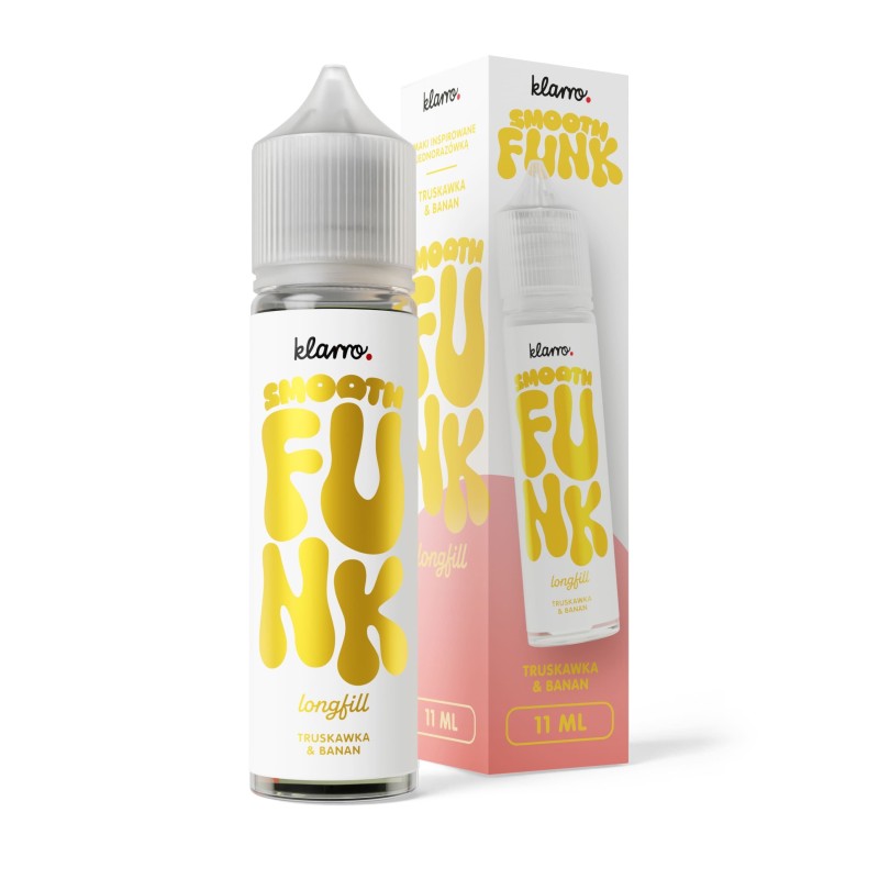Longfill Klarro Smooth Funk 11/60ml - Strawberry & Banana | DoctorVape