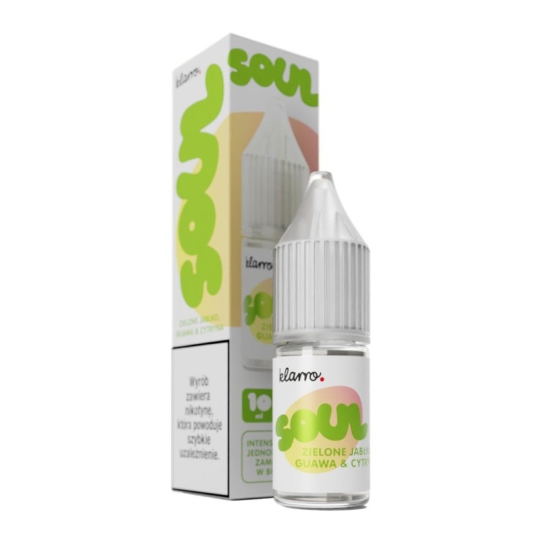 Liquid Klarro Soul 10ml 20mg Salt - Pomme Verte Goyave Citron | DoctorVape