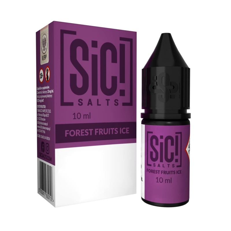 Liquid Sic Salts 10ml - Fruits des Bois Glacés 20mg | DoctorVape