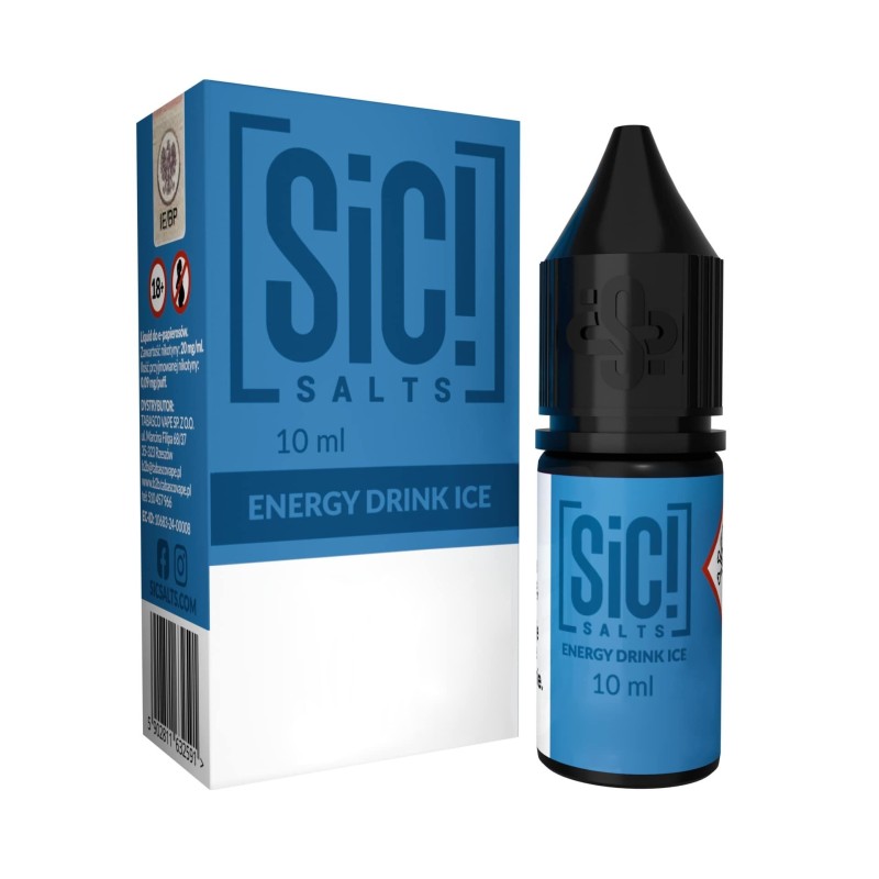 Liquid Sic Salts 10ml - Energy Drink Ice 20mg