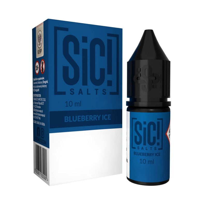 Liquid Sic Salts 10ml - Blueberry Ice 20mg
