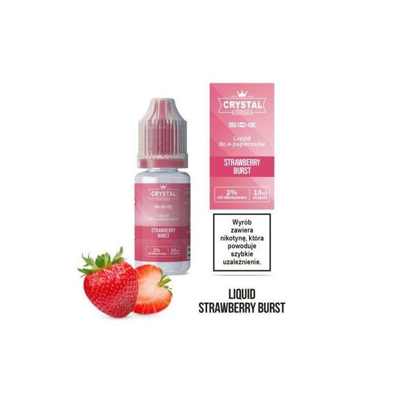 Sel de Cristal Liquide - Burst de Fraise 20 mg - 10 ml | DoctorVape