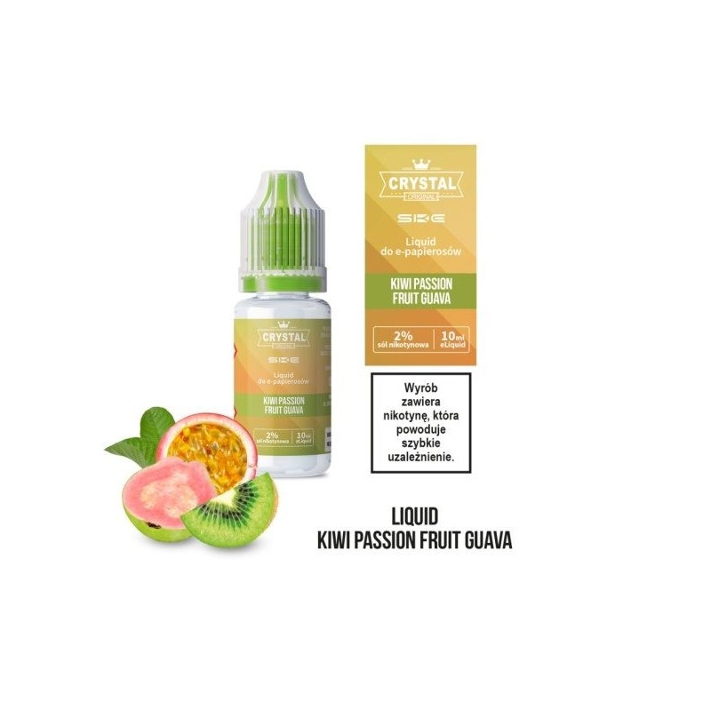 Liquid Crystal Salt - Kiwi Passion Fruit Guava 20 mg - 10 ml