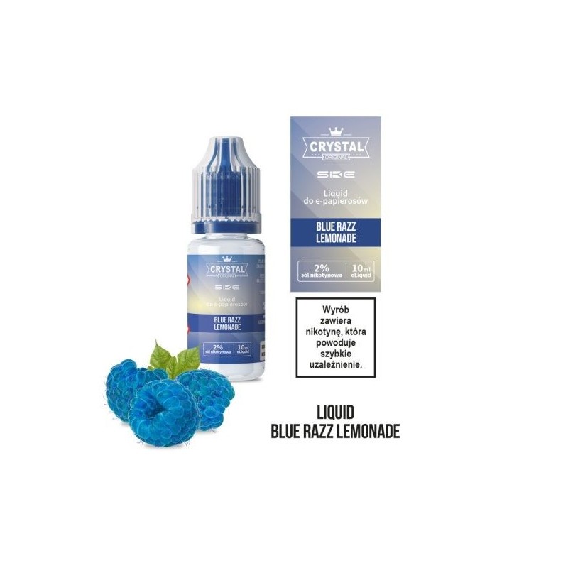 Blue Razz Lemonade Liquid Crystal Salt 20 mg - 10 ml | DoctorVape
