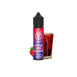 Longfill VBar VJuice 10/60ml - Energy Wild Strawberry