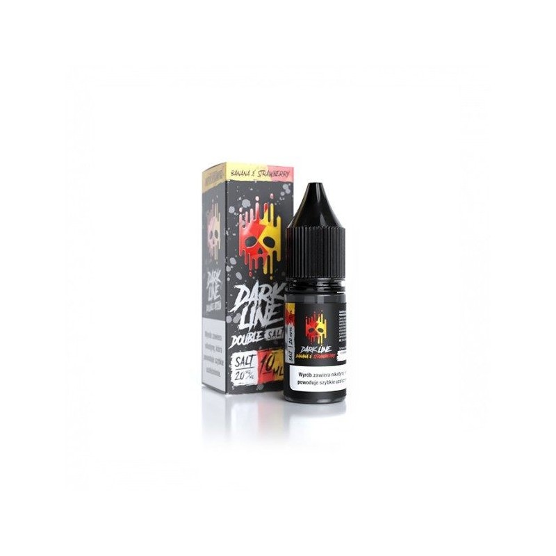 Liquid DARK LINE DOUBLE SALT 10ml - Fraise Banane 20mg | DoctorVape
