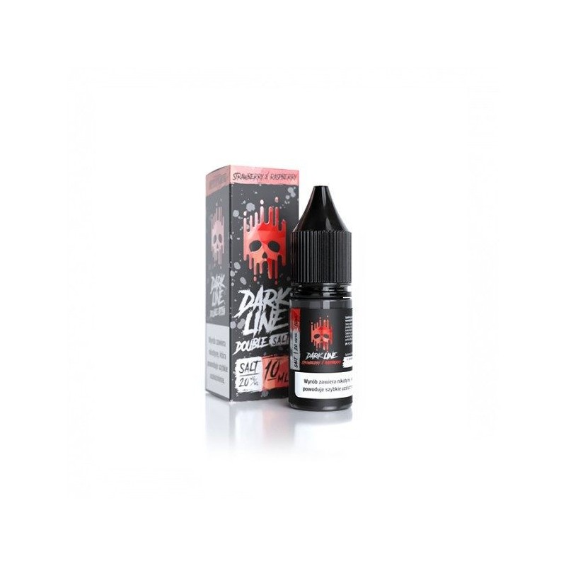 Liquid DARK LINE DOUBLE SALT 10ml - Fraise Framboise 20mg | DoctorVape