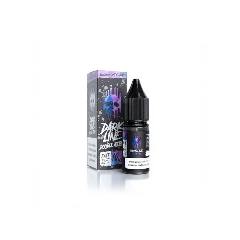 Liquid DARK LINE DOUBLE SALT 10ml - Cassis Raisin 20mg | DoctorVape