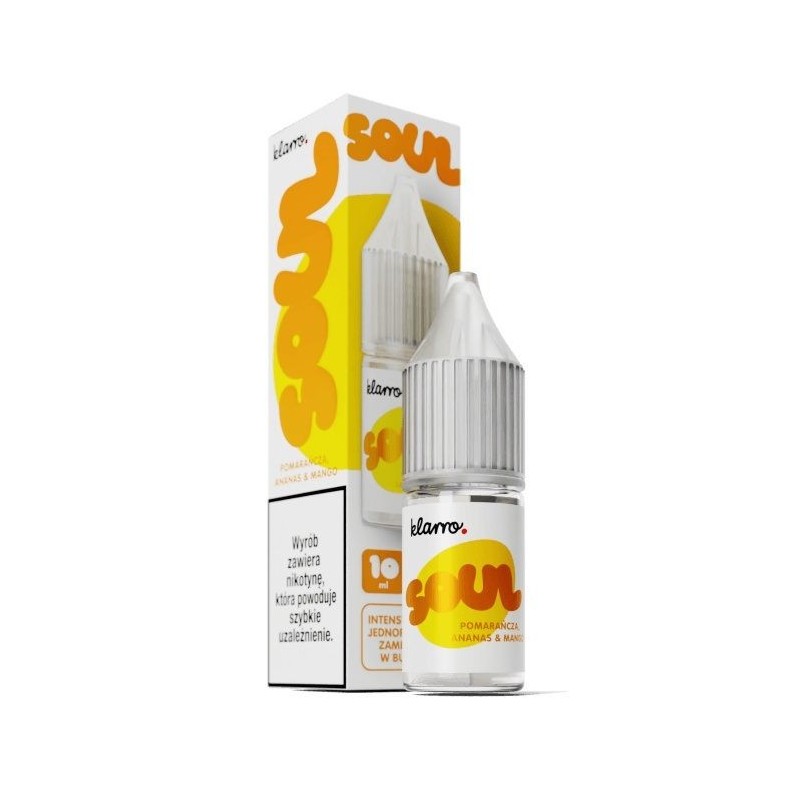 Klarro Soul Liquid 10ml 20mg Salt - Orange Pineapple Mango | DoctorVape