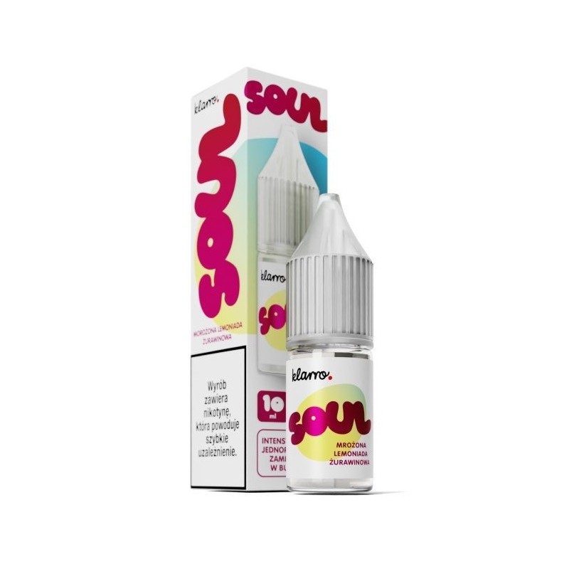 Liquid Klarro Soul 10ml 20mg Sel - Limonade Cranberry Givrée | DoctorVape