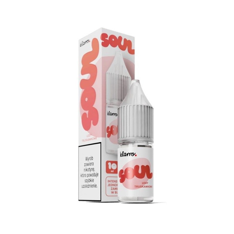 Liquid Klarro Soul 10ml 20mg sel - Glaces à la Fraise | DoctorVape