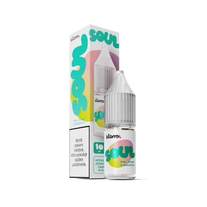 Liquid Klarro Soul 10ml 20mg sel - Kiwi, Goyave, Fruit de la passion | DoctorVape