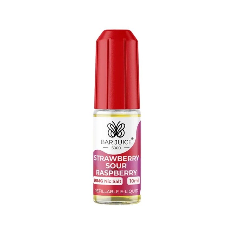 Liquid Bar Juice 5000 10ml 20mg Fraise Framboise Acidulée | DoctorVape