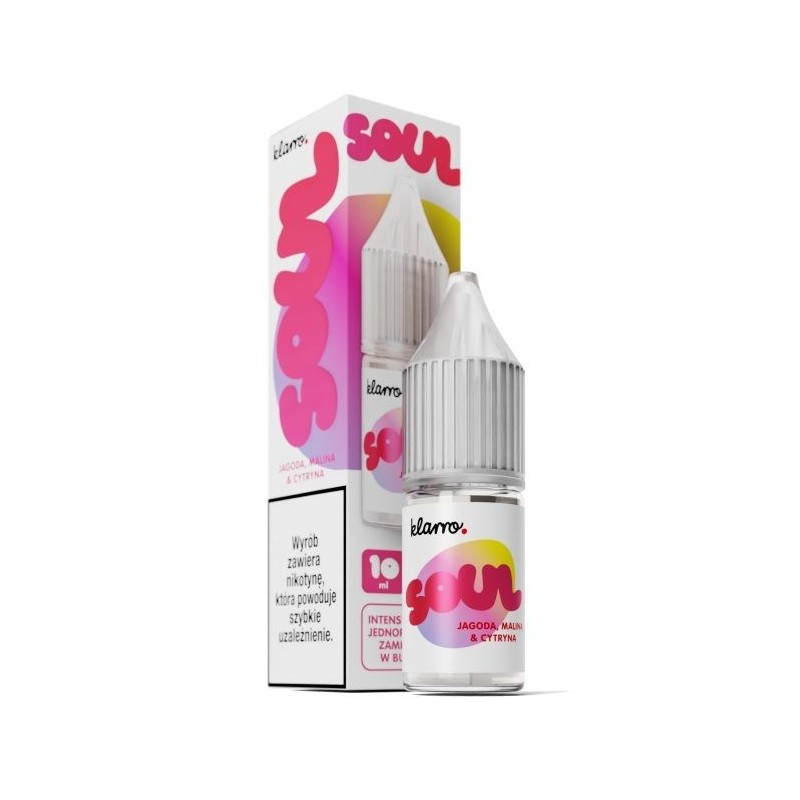 Liquid Klarro Soul 10ml 20mg salt - Jagoda, Malina, Cytryna