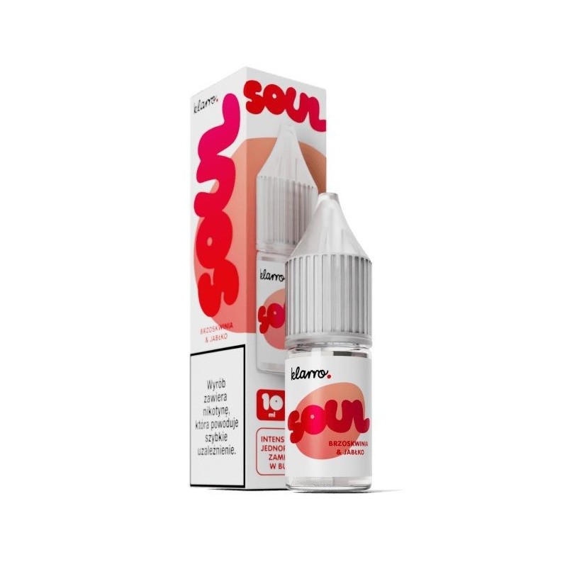Liquid Klarro Soul 10ml 20mg sel - Pêche Pomme | DoctorVape