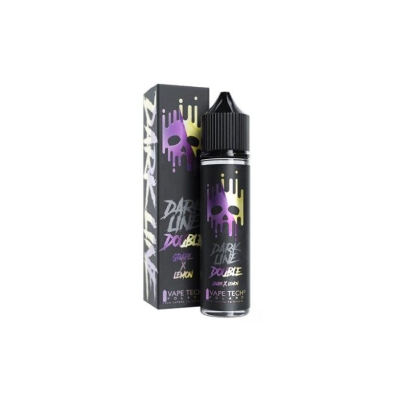 Longfill DARK LINE Double 8/60ml - Grape x Lemon