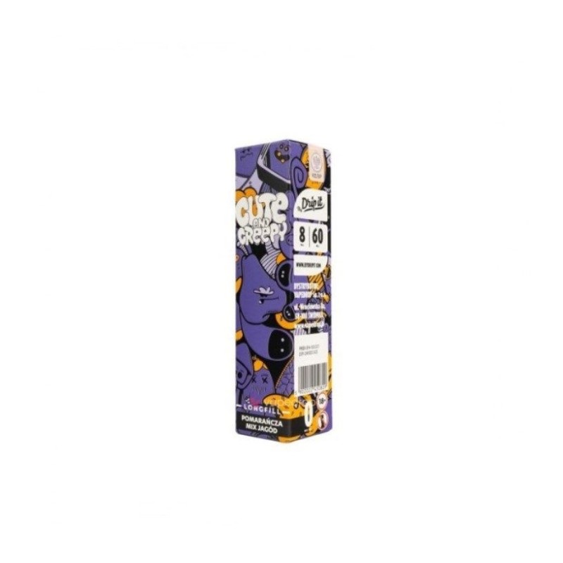 Longfill Cute and Creepy 8/60ml - Orange Berry Mix | DoctorVape
