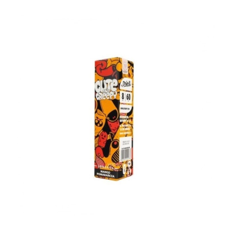 Longfill Cute and Creepy 8/60ml - Mango Orange | DoctorVape