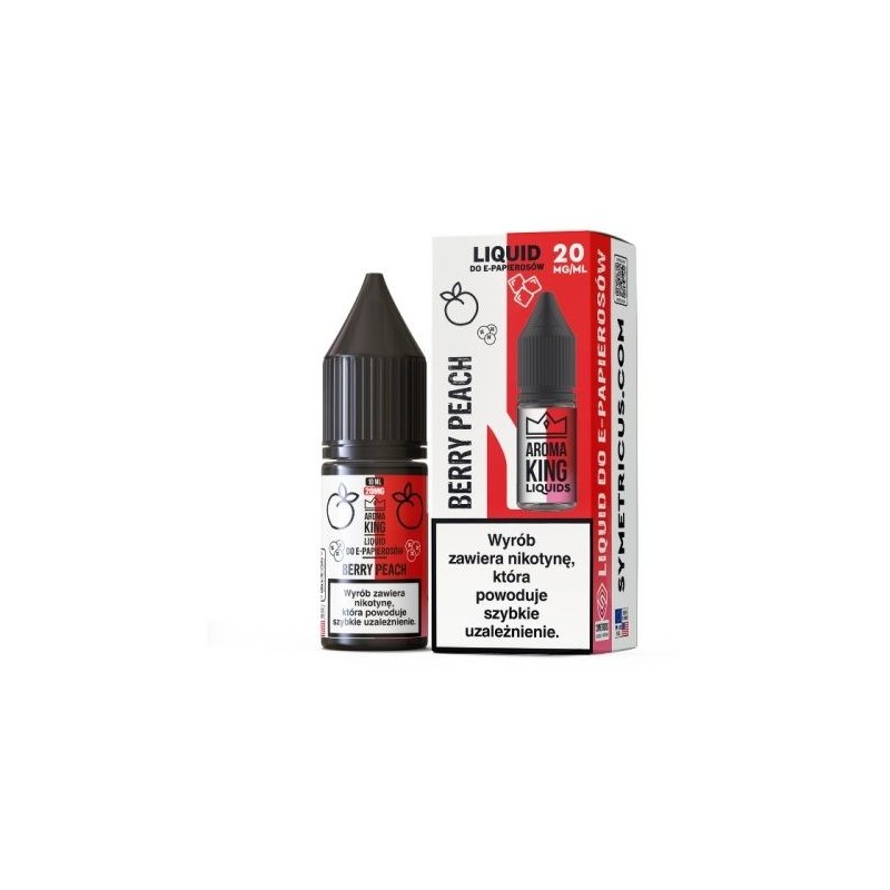 Liquid Aroma King Salt 10 ml - Baie Pêche 20 mg | DoctorVape