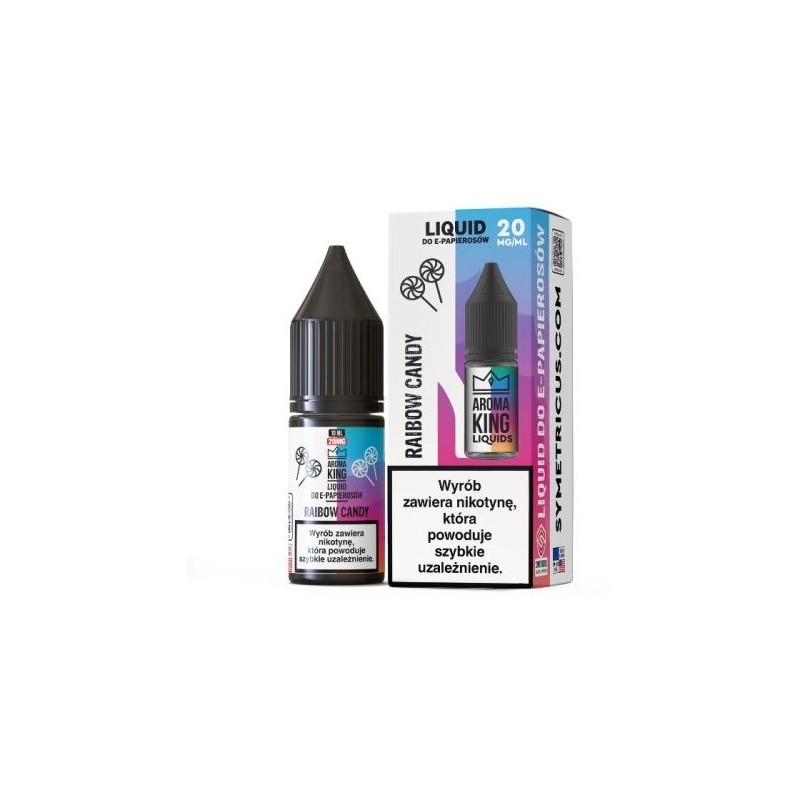 Liquid Aroma King Salt 10 ml - Rainbow Candy 20 mg