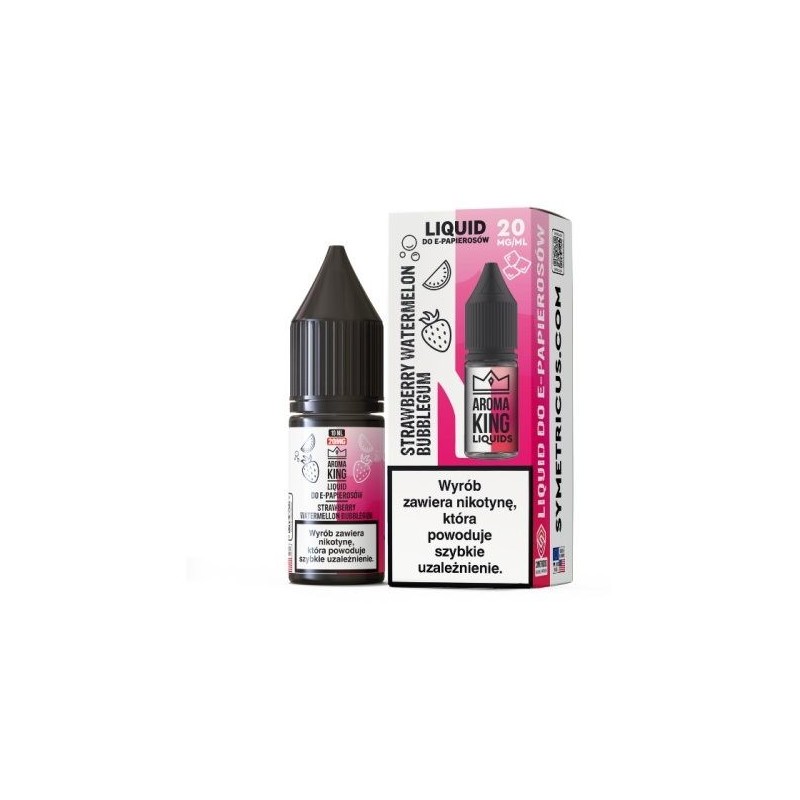 Liquid Aroma King Salt 10 ml - Strawberry Watermelon Bubblegum 20 mg