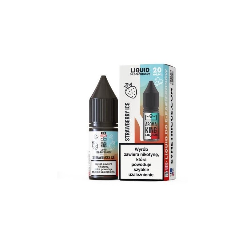 Liquid Aroma King Salt 10 ml - Strawberry Ice 20 mg