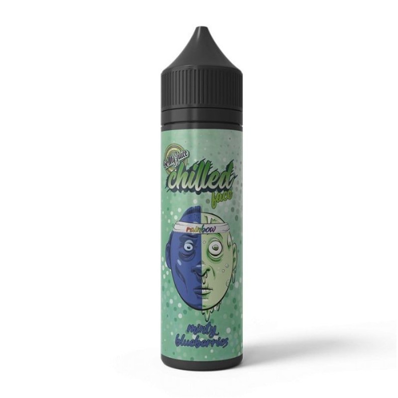 Longfill Chilled Face Rainbow 10/60 Myrtilles Fraîches à la Menthe | DoctorVape
