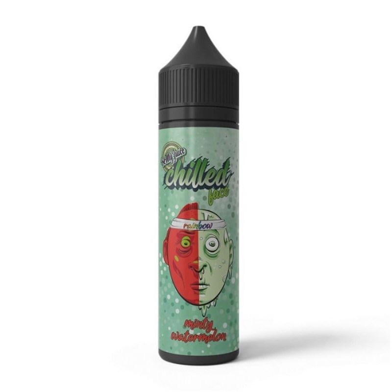 Longfill Chilled Face Rainbow 10/60 Pastèque Fraîche à la Menthe | DoctorVape