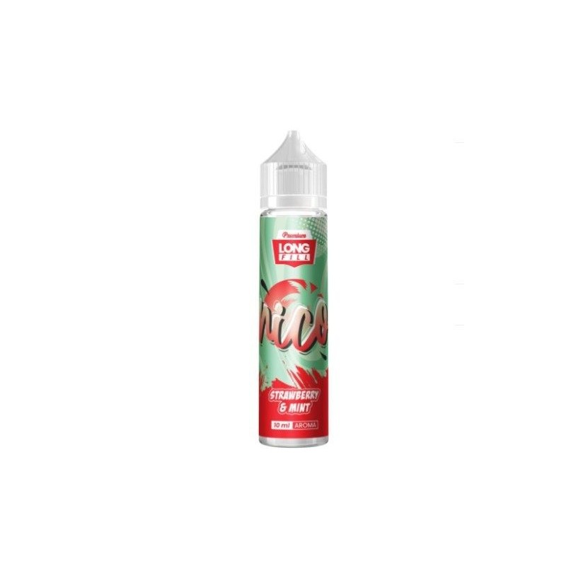 Longfill Nico 10/60ml - STRAWBERRY & MINT