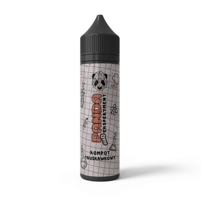 Longfill Panda Eksperyment 10/60 Kompot Truskawkowy