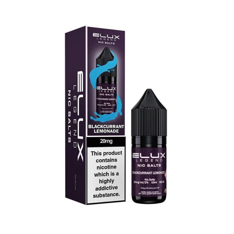 Liquid Elux Legend Sels de Nicotine 10ml 20mg Cassis Citronnade | DoctorVape
