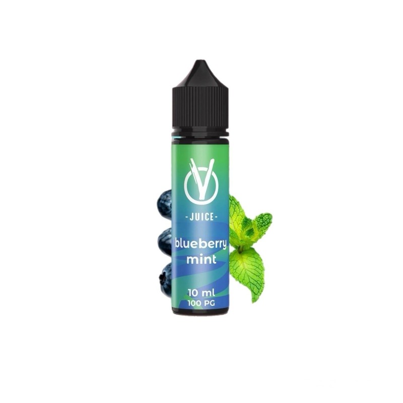 VBar VJuice Longfill 10/60ml - Blueberry Mint | DoctorVape