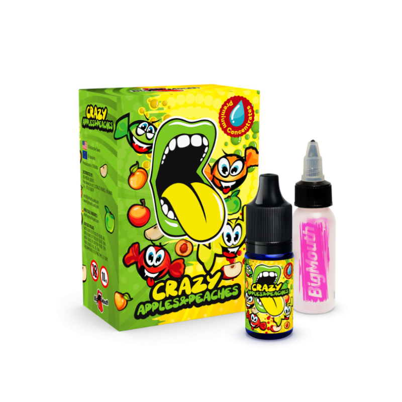 Koncentrat Big Mouth - Crazy Apples & Peaches 10ml