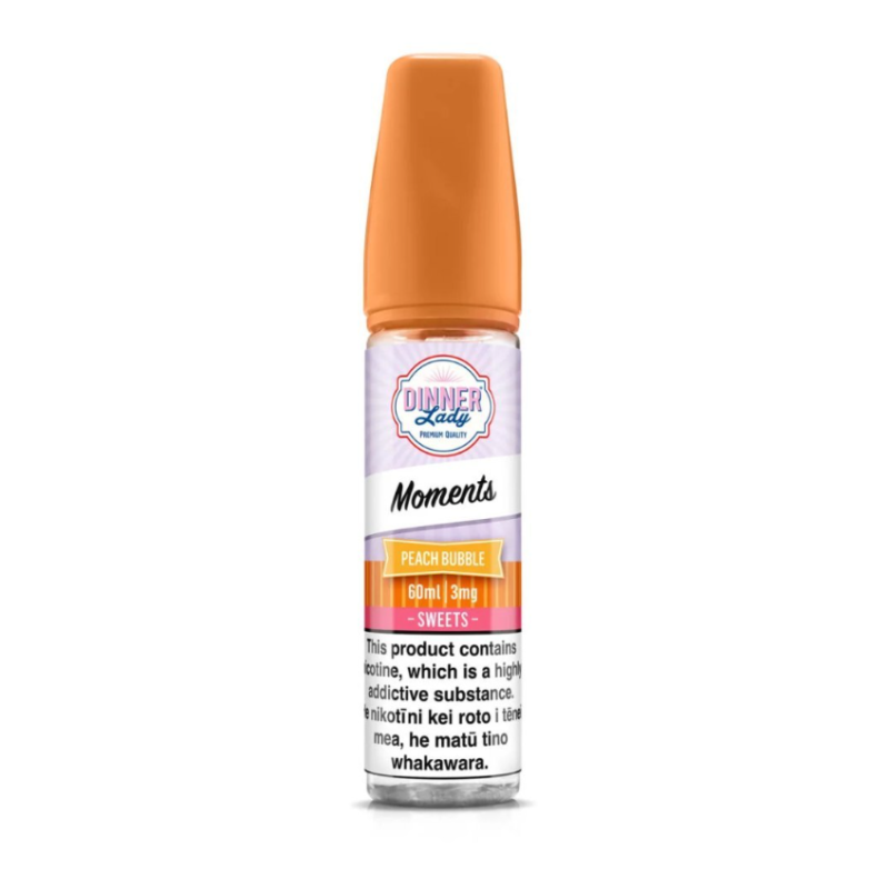 Longfill Dinner Lady 12/60ml - Peach Bubble