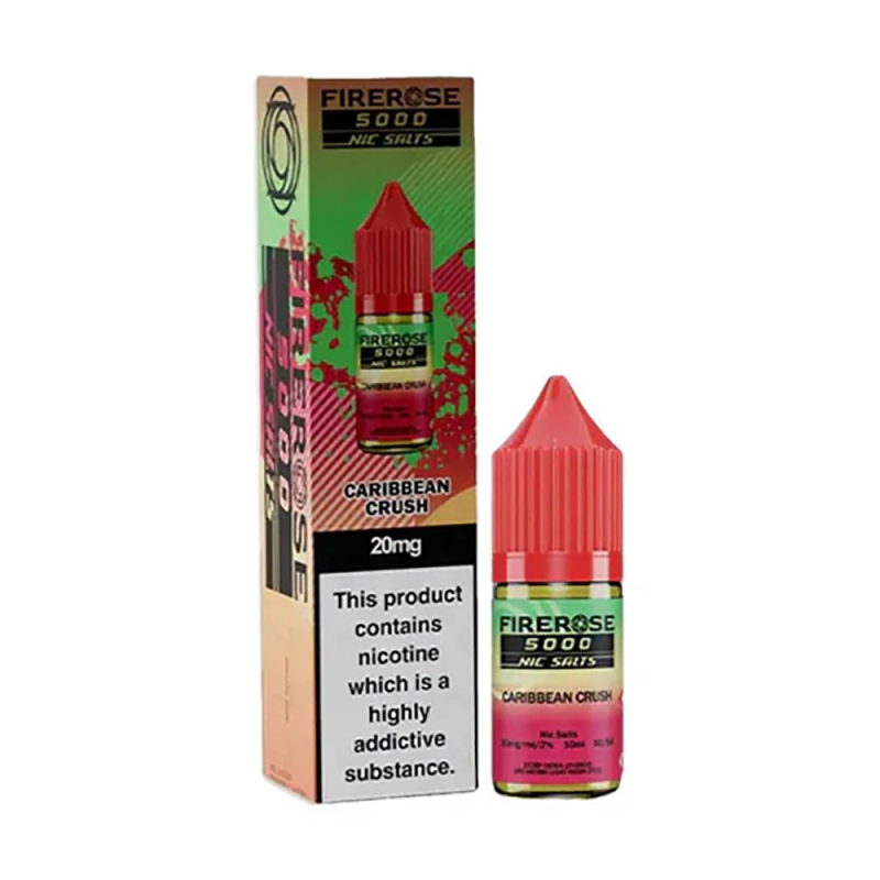 Liquid FireRose 5000 Nic Salts 10ml 20mg Caribbean Crush