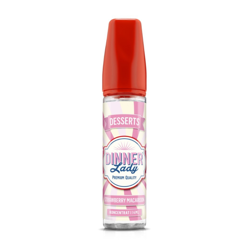 Longfill Dinner Lady 14/60ml - Strawberry Macaroon
