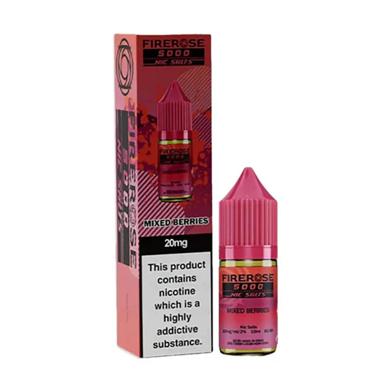 Liquid FireRose 5000 Nic Salts 10ml 20mg Mixed Berries