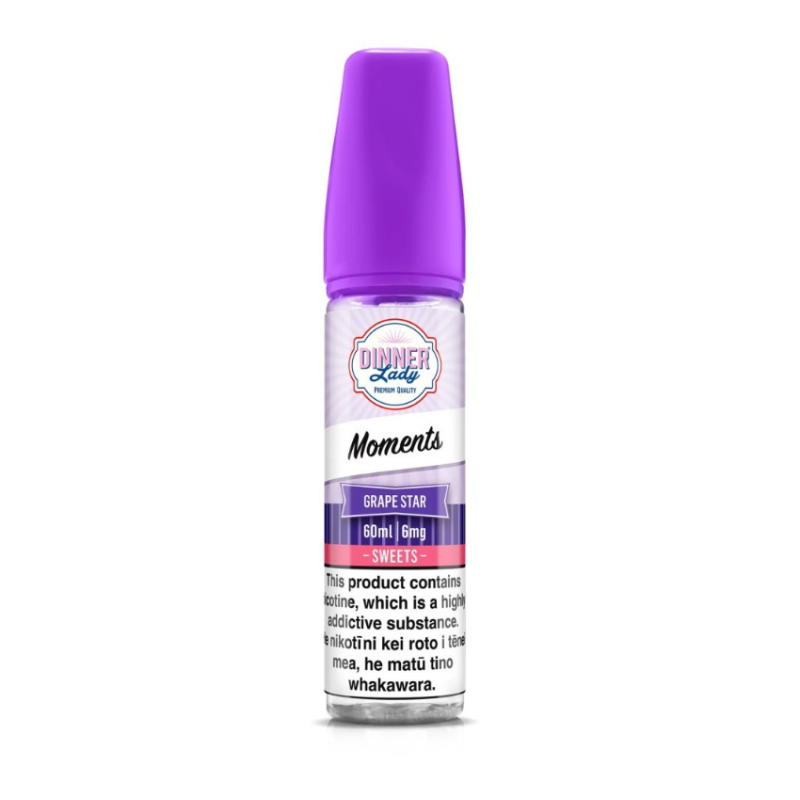 Grape Star Long Fill E-Liquid by Dinner Lady 18/60ml | DoctorVape