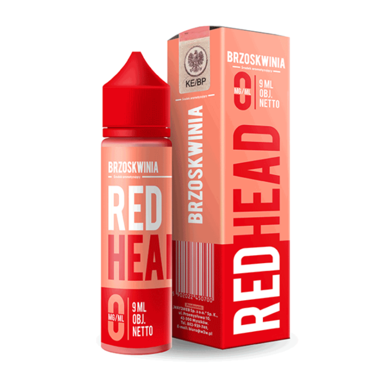 Longfill RedHead 9/60ml - Pêche | DoctorVape