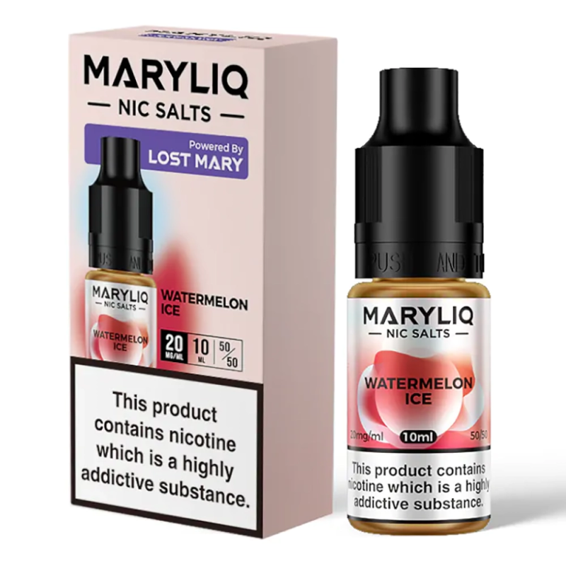Maryliq Nic Salts Watermelon Ice Liquid 10ml 20mg | DoctorVape