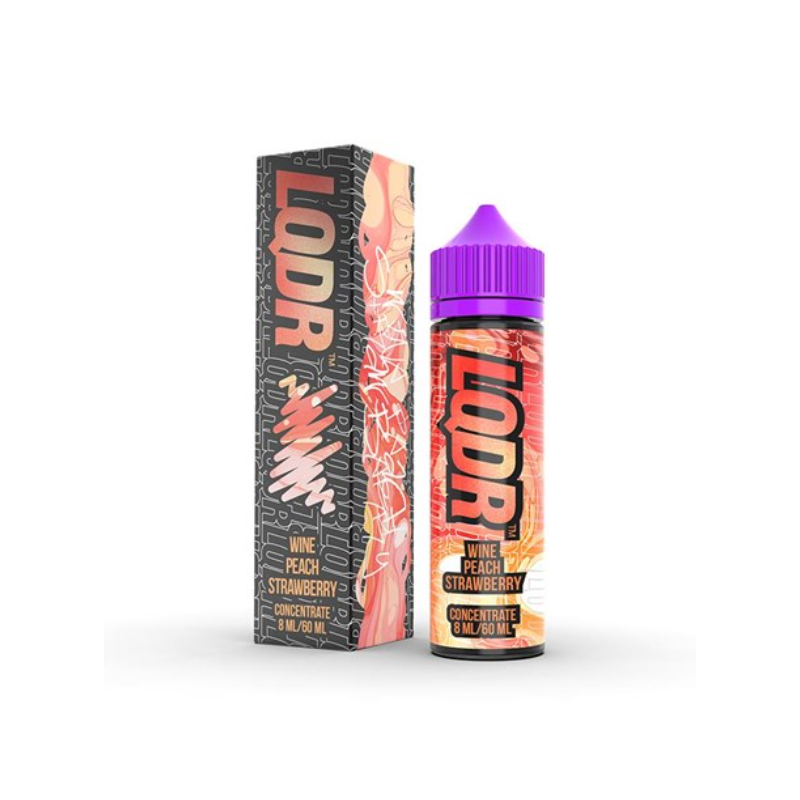 Longfill LQDR 8/60 - Wine Peach Strawberry
