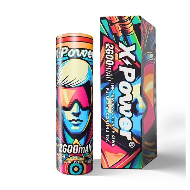 Batterie X Power 18650 2600mAh | DoctorVape