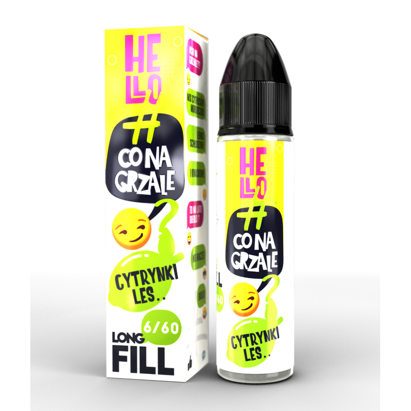 Longfill Hasztag Co Na Grzale 6/60ml - Cytrynki Les