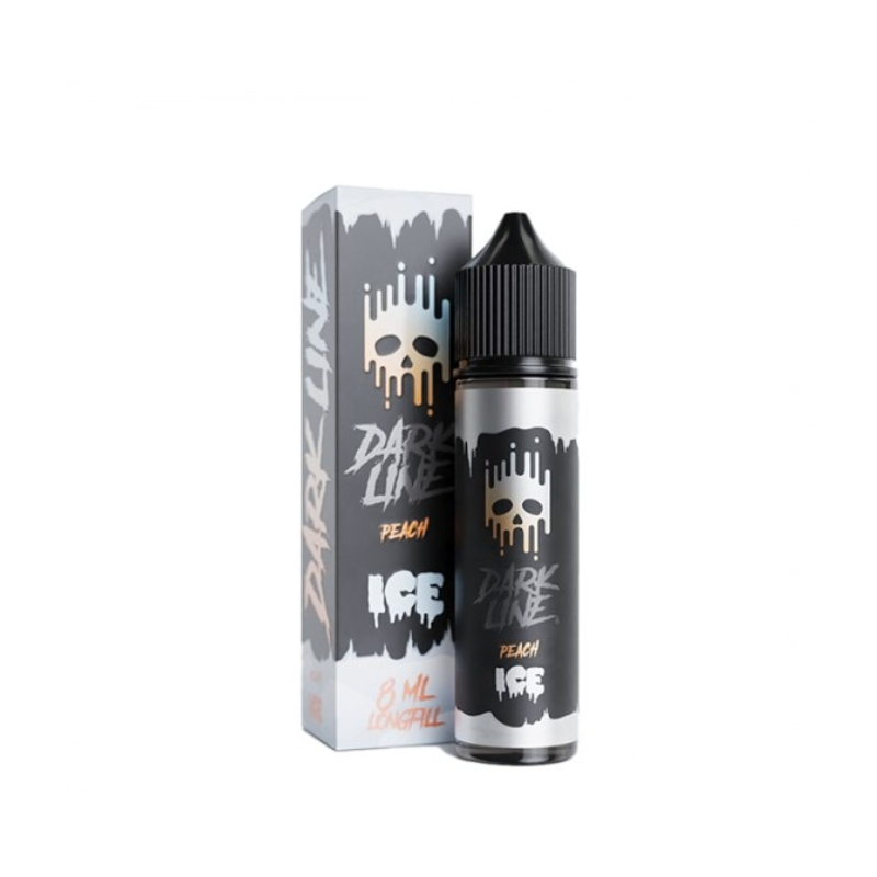 Longfill Dark Line ICE 8/60ml - Pêche | DoctorVape